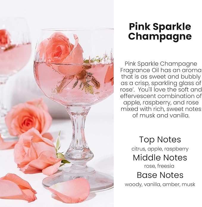 HoogaLife Car Air Freshener Diffuser 2 Pack Hanging Air Freshener Diffuser - Pink Sparkle Champagne Fragrance Oil Air Diffuse