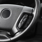 Linskip Steering Wheel Trim Covers Compatible with Avalanche/Suburban/Tahoe/Traverse/Silverado 1500 2500HD 3500HD & Yukon/Sierra & Cadillac Escalade 2007-2013 Matte Black Interior Accessories