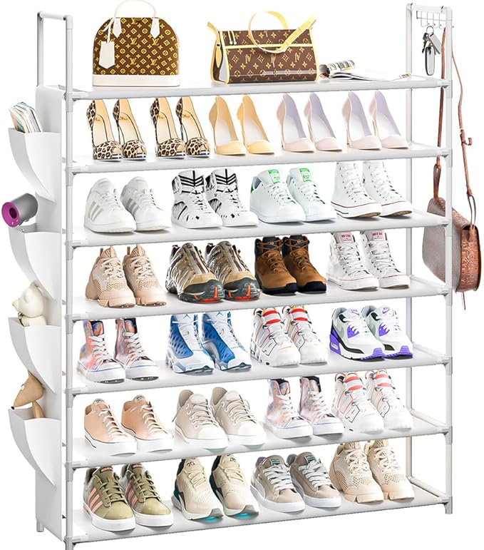 OYREL Shoe Rack 7 Tier Shoe Organizer Shoe Storage 28-35Pairs Shoe Rack for Closet Shoe Rack Organizer Entryway Shoe Holder S