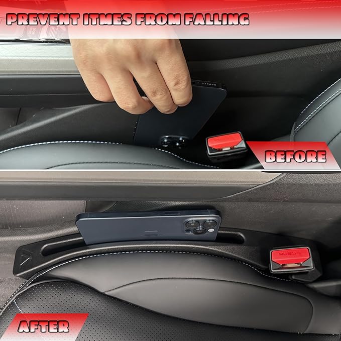 Su-ba-ru Outback Seat Gap Filler, Car Seat Gap Filler Organizer Stop Things from Dropping Customized Interior Accessories for