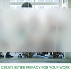 STATINT Frosted Window Privacy Film Sun Blocking Anti UV Window Clings Bathroom Non Adhesive Static Cling Glass Stickers for Home and Business,23.6 Inch X 13.1 Feet