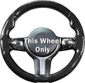 Steering Wheel Cover for BMW X3(2014-2017) X5(2014-2018) 3 Series(2012-2019) 5 Series(2014-2016) 328i 320i 330i 325i 528i 535i 530i 540i M3 2 4 6 Series X4 X6 M2 M4 M5 M6 Accessories (Glossy Black)