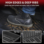 LASFIT Floor Mats&Trunk Mats for Toyota Sienna 7 Seats 2021-2025 2026 (not fit 25 26 Platinum) All Weather TPE Custom Fit Floor Liner for Sienna XLE/XSE/Limited/Edition 7 Passenger