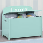 Delta Children Personalized MySize Deluxe Toy Box, Mint