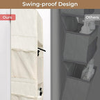 GRANNY SAYS Over The Door Organizer, 6-Shelf Detachable Behind the Door Storage with 8 Pockets, Waterproof Anti Tilt 40lb Lar