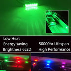 20 Pcs Rock Lights Green Strip Lights Wheel Fender Well Underglow Led Lights for Cars Exterior Side Marker for Truck Golf Cart Wrangler RV RV SUV Offroad
