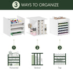 Furinno Cubicle Cube Insert, 3-Shelf Cube Organizer, Fits into Furinno Extra Thick Cubes, for Organizers and Storage, Black D