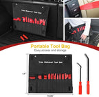 GOOACC Nylon Bumper Fastener Rivet Clips Car Clip Panel Audio Video Dashboard Dismantle Kits Installer Removal Tool (13PCS Tr
