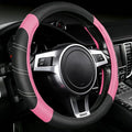 NBTEPEM Customized Auto Car Steering Wheel Cover for Honda Accord, Civic, CR-V, HR-V, Pilot, Microfiber Leather Sport Steerin