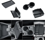 BIBIBO for 2025 2026 Subaru Forester Console Organizer 2025 2026 Subaru Forester Console Armrest Tray+Cup Holder +Wireless Charging Mat +Hidden Storage Box 2025 Forester Accessories