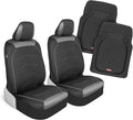 Motor Trend (2) Car Seat Covers for Front Seats with (2) Trimmable Car Floor Mats – Universal Fit Auto Accessories for Cars, 