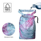 Cute Hanging Car Trash Garbage Bag 100% Leakproof Waterproof Multipurpose for Car Back Front Seat Console with Hanging Strap (Mermaid)