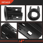 A-Premium 4-PC Rear Parking Assist Sensor Retainer Bezels Compatible with Chevrolet and GMC Models - Silverado 1500 2014-2018, Silverado 1500 LD 2019, Sierra 1500 2014-2018, Sierra 1500 Limited 2019