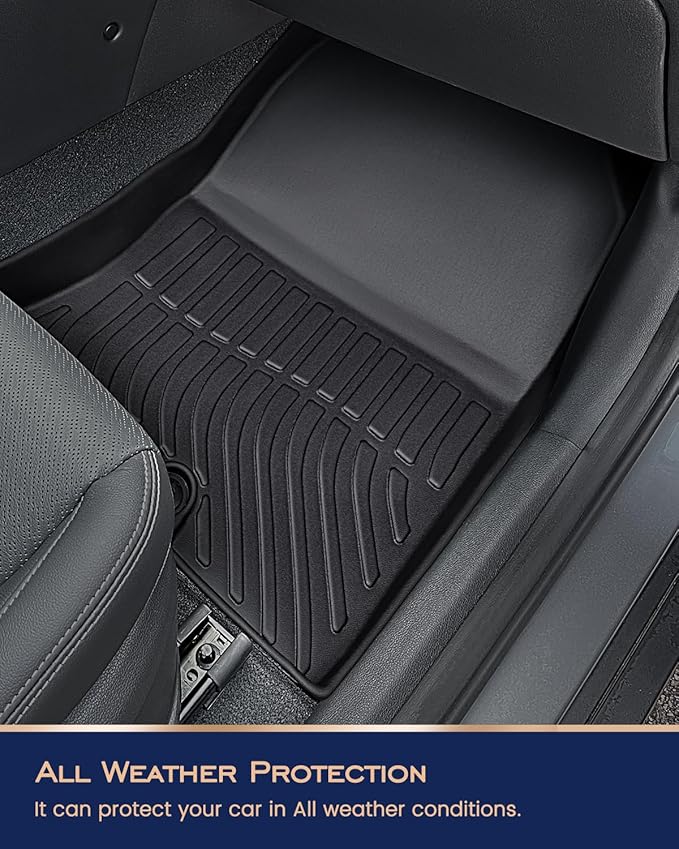 CreekT® for Hyundai Kona Floor Mats 2018-2023 (No for EV),All Weather Heavy Duty Waterproof Floor mats & Cargo Liner for Hyundai Kona Accessories 2023 2022 2021 2020 2019 2018 SE SEL Limited Preferred