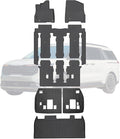 Floor Liners & Backrest Mat for 2025 2026 KIA Carnival Hybrid Version 8 Seat (Not Fit Pure Fuel),TPE All Weather Protection Car Floor Mats with Trunk Mat Covering The Backrest