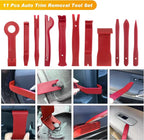 GOOACC 19Pcs Trim Removal Tool Set Panel Fastener Clips Removal Automotive Plastic Upholstery Pliers Removal Install Removal 