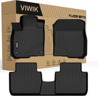 VIWIK Floor Mats for Honda HR-V 2026 2025 2024 2023,Floor Liners All Weather Floor Mats Full Accessories Custom 1st & 2nd Row TPE