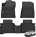 VIWIK Floor Mats Fit for Kia NIRO 2023 2024, All Weather Custom Car Mats Full Set 1st & 2nd Row, Automotive Floor Liners for NIRO 2023 2024 TPE Black Odorless Waterproof Non-Slip