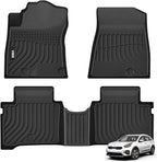 VIWIK Floor Mats Fit for Kia NIRO 2023 2024, All Weather Custom Car Mats Full Set 1st & 2nd Row, Automotive Floor Liners for NIRO 2023 2024 TPE Black Odorless Waterproof Non-Slip