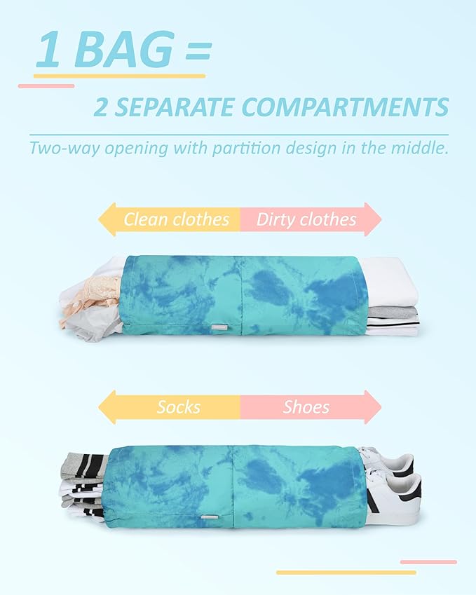 BAGSMART 6 Set /4 Set/2 Set Compression Packing Cubes for Travel, Lightweight Luggage Organizer Bags, Durable Space Saver Bag