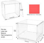 UMAIL File Box,Hanging File Organizer,Portable Storage Bins with Lids,Letter-size File Holder File Cabinet for Office/Home/De
