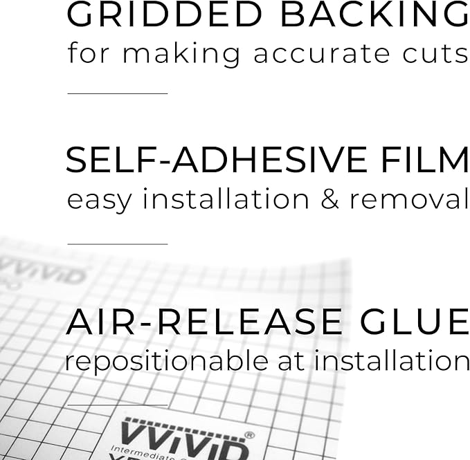 VViViD Perforated White One Way Vinyl Window Tinting Sheets - Adhesive Tint for Windows, Cars, Homes & Offices (50ft x 4.5ft)