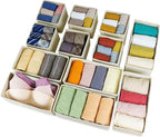 Fordonral Drawer Organizer Clothes, Foldable Fabric Dresser Organizer Closet Organizers and Storage Box for Underwear,Folded 