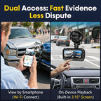 Front and Rear Dash Cam for Truck: 4K+1080P Dual Dash Camera for Pickup Ford F150 F250 Ram 1500-5G WiFi Quick Video Access 15