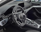 ZHOL Car Steering Wheel Cover, Universal 15 inch Breathable Microfiber Leather Steering Wheel Protector, Anti Slip Car Interi