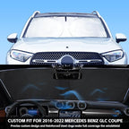INSAUTO for GLC Windshield Sunshade Foldable Sun Shade Custom-fit for Mercedes Benz 2016-2022 GLC SUV GLC300 Windshield Cover Car Front Window Sun Visor Shield Keeps Your Vehicle Cool Accessories