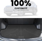 LASFIT Cargo Mat for Hyundai Santa Fe Sport 2018 2017 2016 2015 2014 2013 (Only Fit 5-Passenger), All Weather TPE Custom Fit Car Trunk Mats Cargo Liners Accessoires for Santa Fe Sport 2013-2018, Black