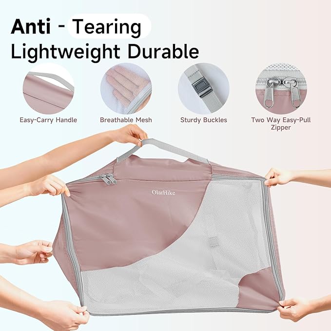 11 Set /9 Set Packing Cubes for Travel,Gifts for Women Mom Kids,TSA Approved Bags for Makeup, Cosmetic, Toiletry,Organizers f