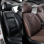 Coverado Front Seat Covers, Car Seat Covers Front Seats, Leather Seat Covers for Cars, Automotive Seat Covers Car Seat Protec