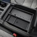PIMCAR Center Console Organizer for Ford F150 2021 2022 2023, F150 Lightning 2022 2023 Armrest Storage Box Accessories ABS Plastic (Work Great with The Factory Tray)-One Tray