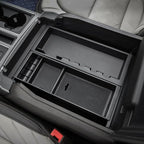 PIMCAR Center Console Organizer for Ford F150 2021 2022 2023, F150 Lightning 2022 2023 Armrest Storage Box Accessories ABS Plastic (Work Great with The Factory Tray)-One Tray