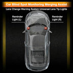 MACHSWON Car Blind Spot Radar Detection System Warning Light, A Pair Of 5V Vehicle Blind Spot Monitoring Parallel Auxiliary L