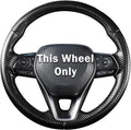 Fit for Toyota Steering Wheel Cover, Car Steering Wheel Cover for Toyota Corolla(2020-2026) Rav4(2019-2025) Camry(2018-2024) Venza(2021-2024) Avalon(2019-2022) Accessories (Matte Black)