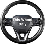 Fit for Toyota Steering Wheel Cover, Car Steering Wheel Cover for Toyota Corolla(2020-2026) Rav4(2019-2025) Camry(2018-2024) Venza(2021-2024) Avalon(2019-2022) Accessories (Matte Black)