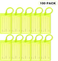 100 Pack Luggage Tags for Suitcases, Airplane Travel Essentials for Flying, International Travel Must Haves, and Luggage Acce