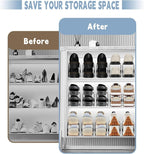 CiBiZi Shoe Slots Organizer 12Pack Metal Shoe Stackers for a Pair of Shoes Display Shelf Shoe Holder Shoe Storage Closet Orga