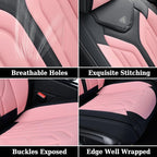 Coverado Front Seat Covers, Car Seat Covers Front Seats, Leather Seat Covers for Cars, Automotive Seat Covers Car Seat Protec