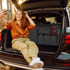 Car Trunk Organizer, Backseat Hanging Organizer with Storage Pockets for SUV, Truck, Van, Collapsible Trunk Organization for