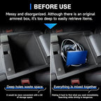 SXCY for 2025 2026 Ford Explorer Center Console Organizer Tray for 2025 2026 Ford Explorer Accessories Center Console Tray 2025 2026 Explorer Armrest Console Organizer Tray