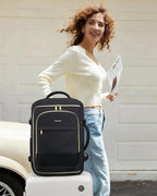 LOVEVOOK 40L Travel Backpack Carry on Flight Approved, Personal Item Bag with 3 Packing Cubes, Travel Backpack for Women Fits