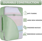 8 Set Packing Cubes for Travel, Gifts for Women Mom,Anti-Tearing Suitcase Organizer for Luggage with Shoe & Hanging Toiletry 