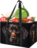 Reusable Grocery Bag Foldable Shopping Tote Bag with Handles Reusable Shopping Bags Large Kitchen Grocery Bags
