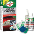 Turtle Wax 51768 Headlight Restorer Kit Headlamp Cleaning Restores Brightness Kit, (Old Version)