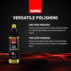 RUPES 9.DAFINE250 Pack of 1 250 ml Yellow D-A Fine High Performance Polishing Compound for Car Detailing & Removing Scratches| Removes Fine Defects | Micro-Abrasive Technology | Removes Swirl Marks