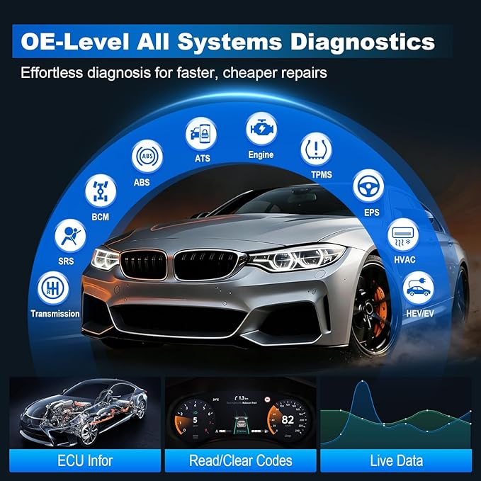 ArtiDiag600 Pro OBD2 Scanner Diagnostic Tool - TOPDON Automotive Scan Tool with Full Systems, Car Code Reader with 9 Reset