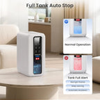 Dehumidifier for Home, Dehumidifiers for Bathroom, Bedroom, Living room, Closet with 68 OZ Water Tank, Moisture Absorbers,